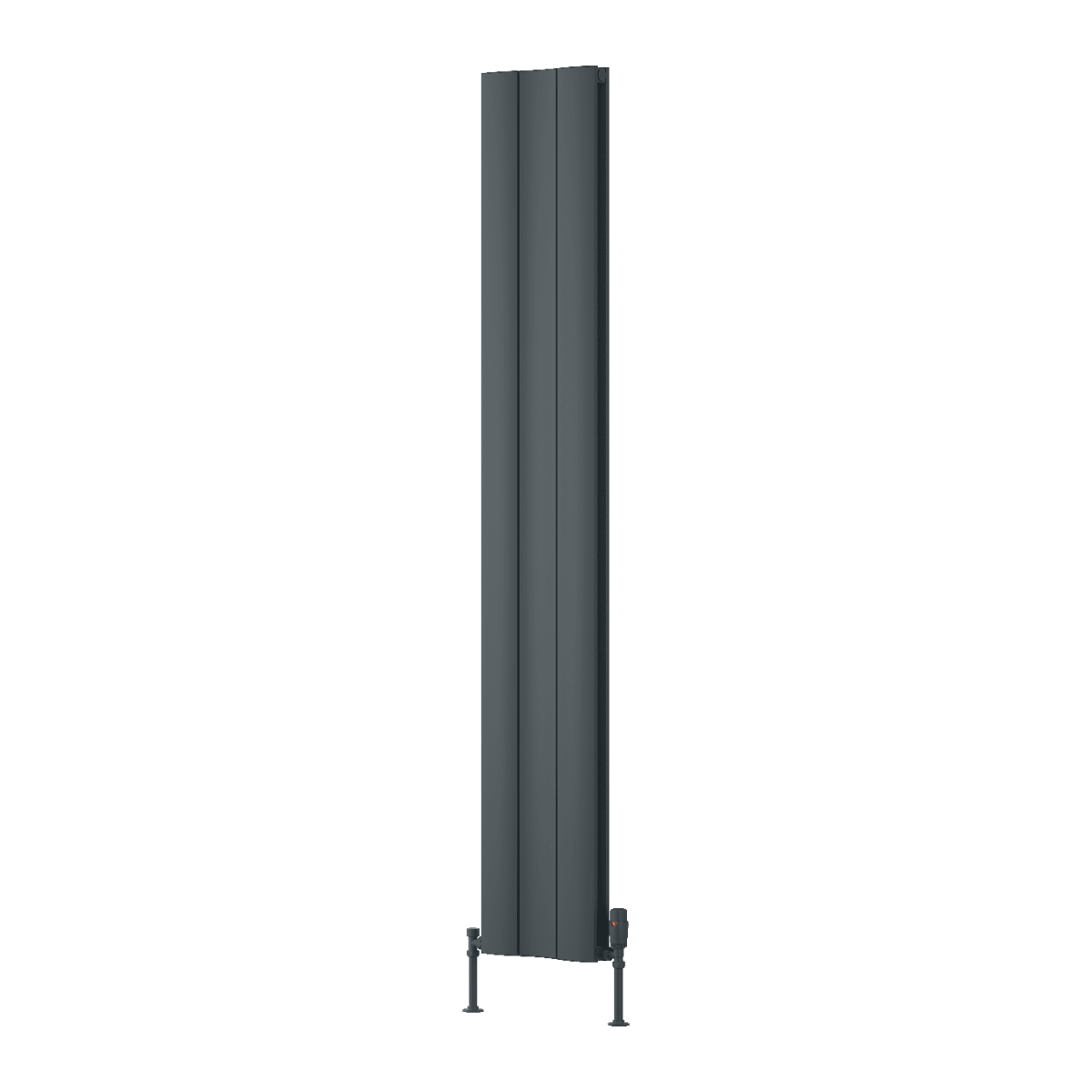 Reina Gio Minimalist Vertical Aluminium Radiator in Double 1800H x 280W