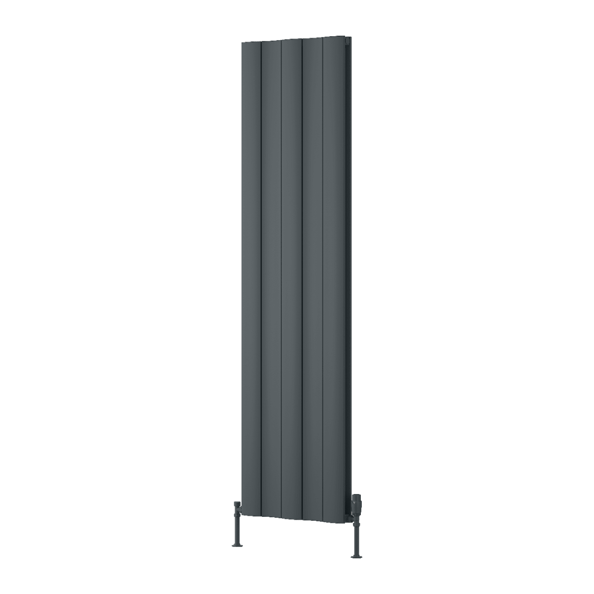Reina Gio Minimalist Vertical Aluminium Radiator in Double 1800H x 470W