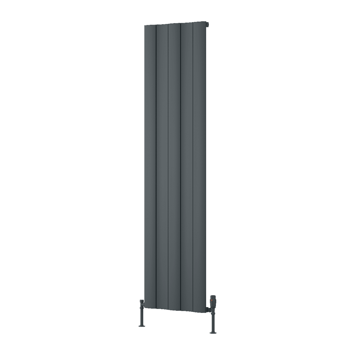 Reina Gio Minimalist Vertical Aluminium Radiator in Double 1800H x 470W
