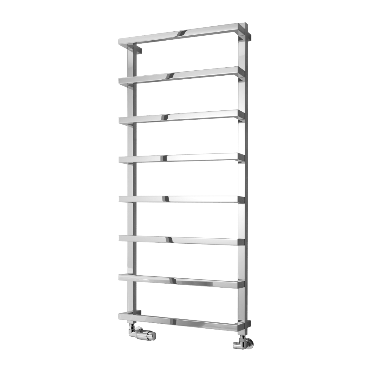Reina Glora Contemporary Heated Bathroom Towel Rail in 1195H x 500W