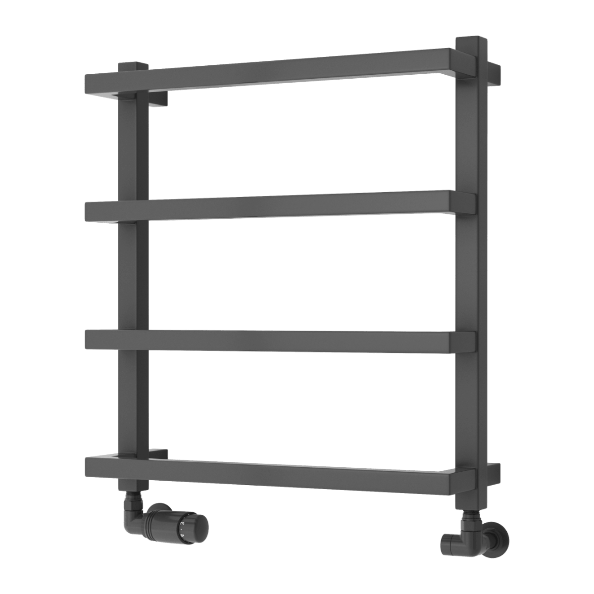 Reina Glora Contemporary Heated Bathroom Towel Rail in 1195H x 500W