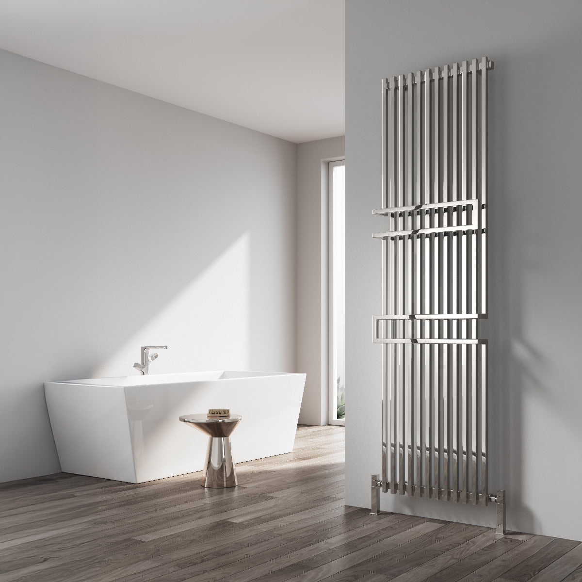 Reina Grande Modern Vertical Mild Steel Bathroom Radiator