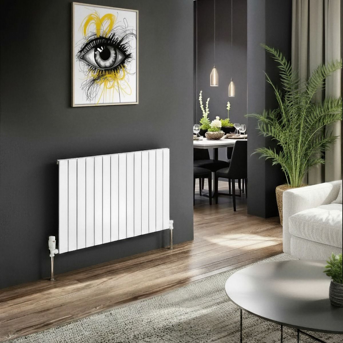 Ice Cold Spice Madison Horizontal Designer Radiator