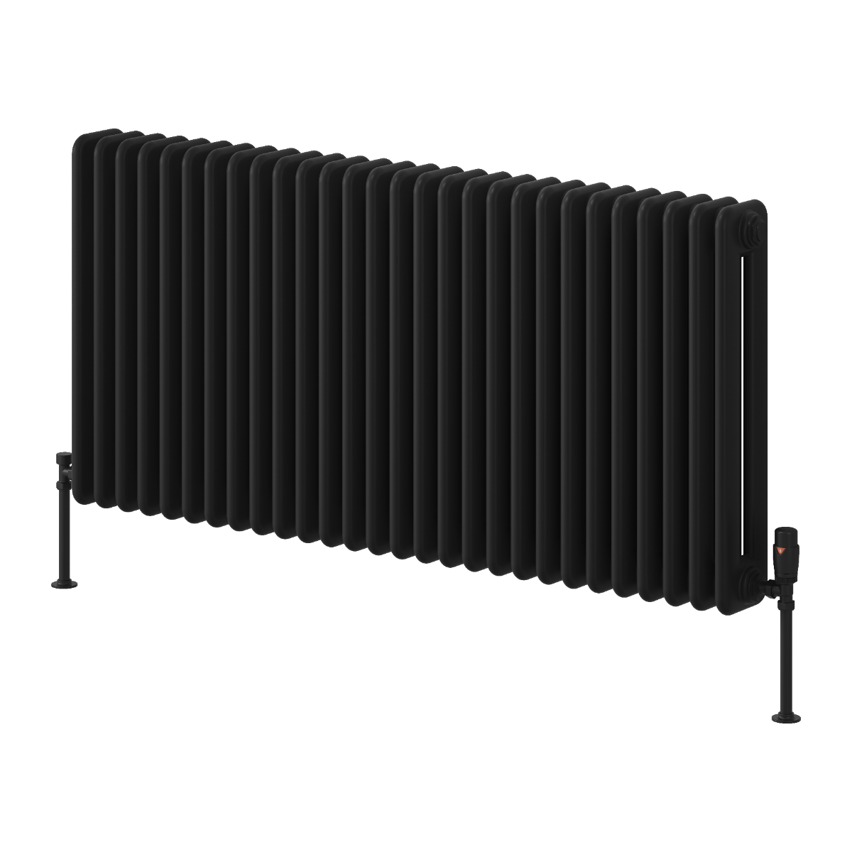 Reina Hedingham Modern Column Horizontal Radiator | 2 colours, 5 sizes
