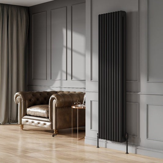 Reina Hedingham Modern Column Vertical Radiator in 1800H x 285W