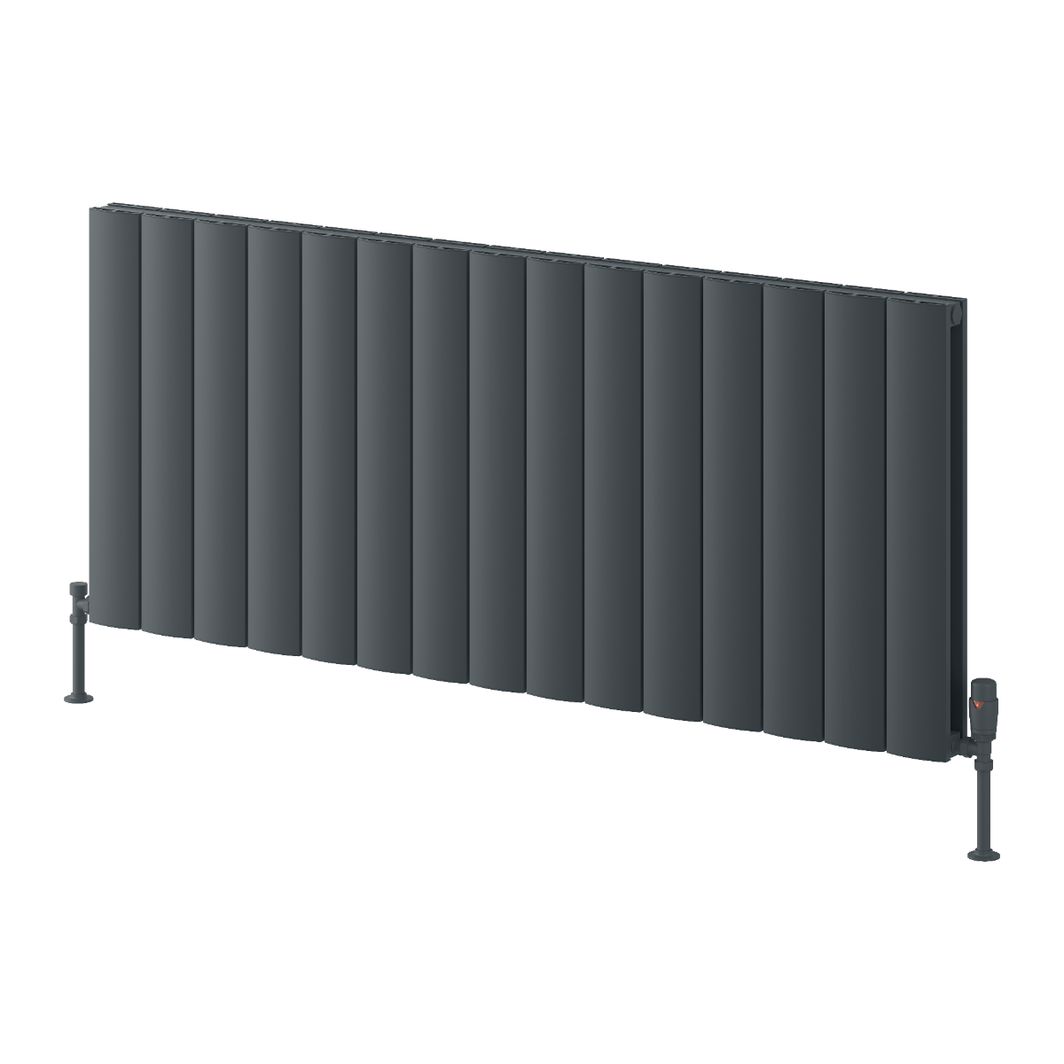 Reina Loco Horizontal Double Panel  Aluminium Radiator | 2 colours, 6 sizes