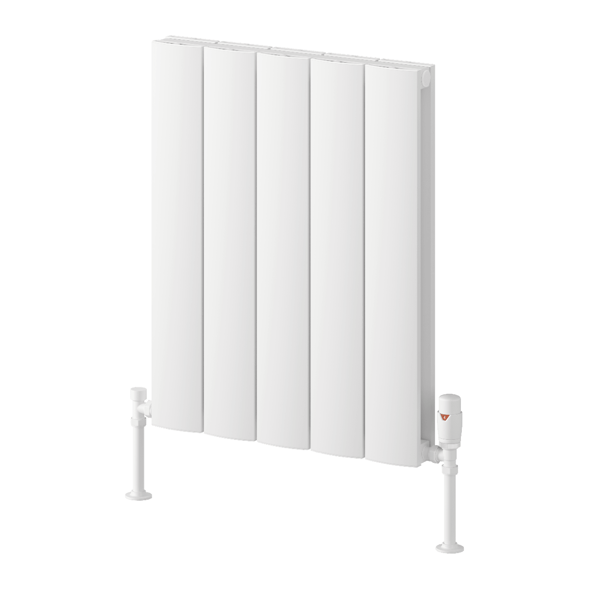 Reina Loco Horizontal Double Panel Aluminium Radiator in Anthracite