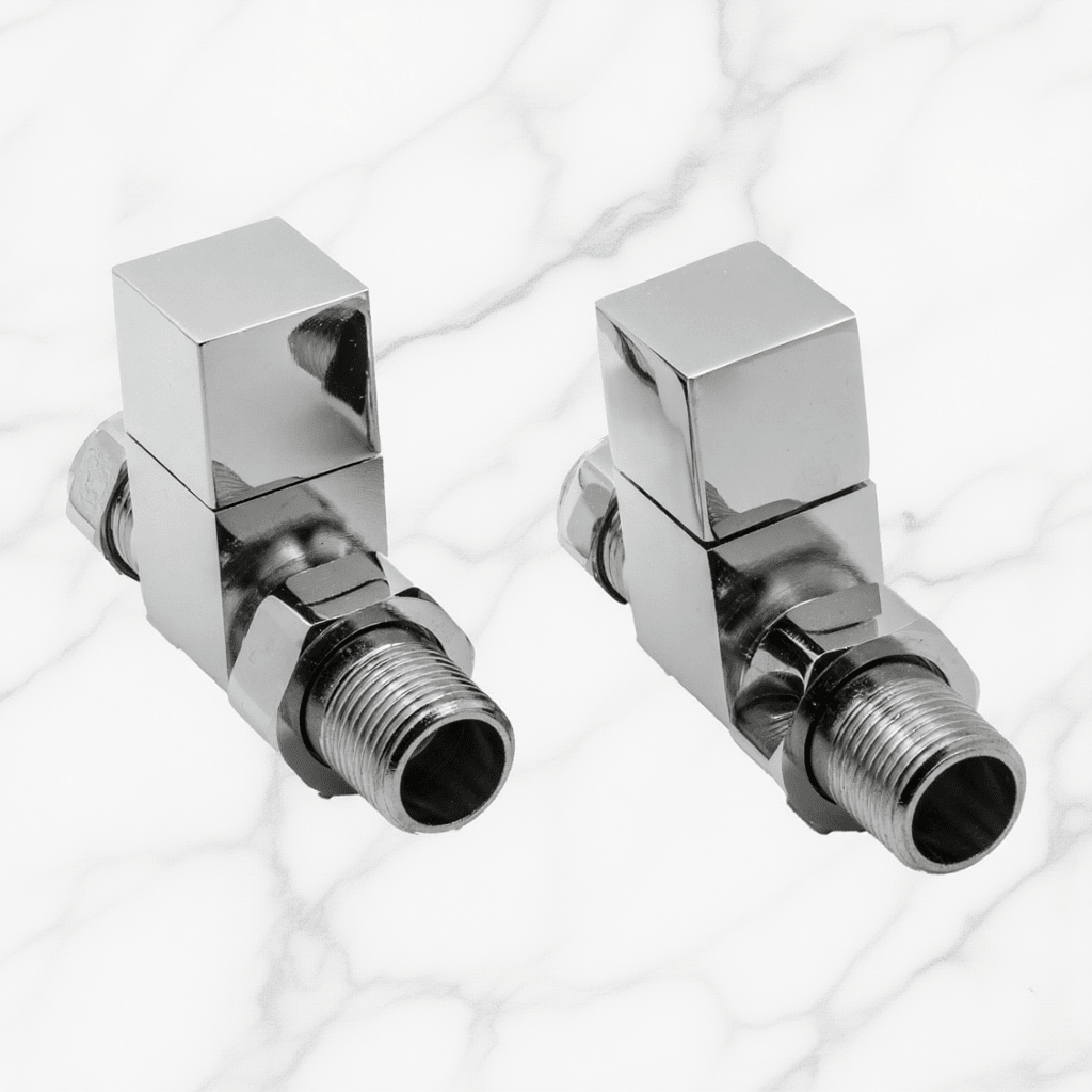 Reina Loge Straight Valves in Chrome