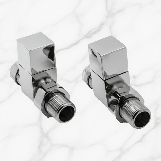Reina Loge Straight Valves in Chrome