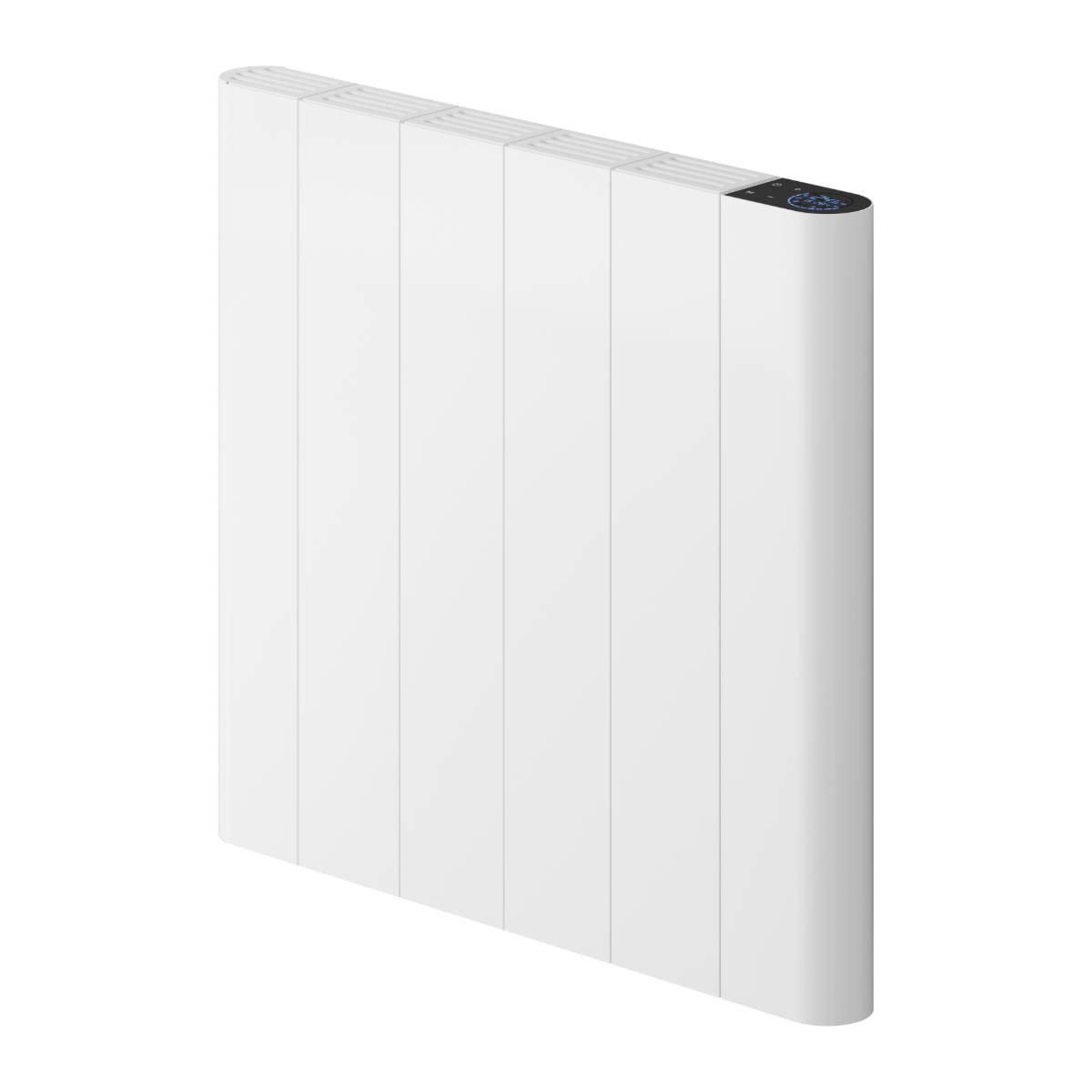 Reina Maia Horizontal Electric Aluminium Radiator in White