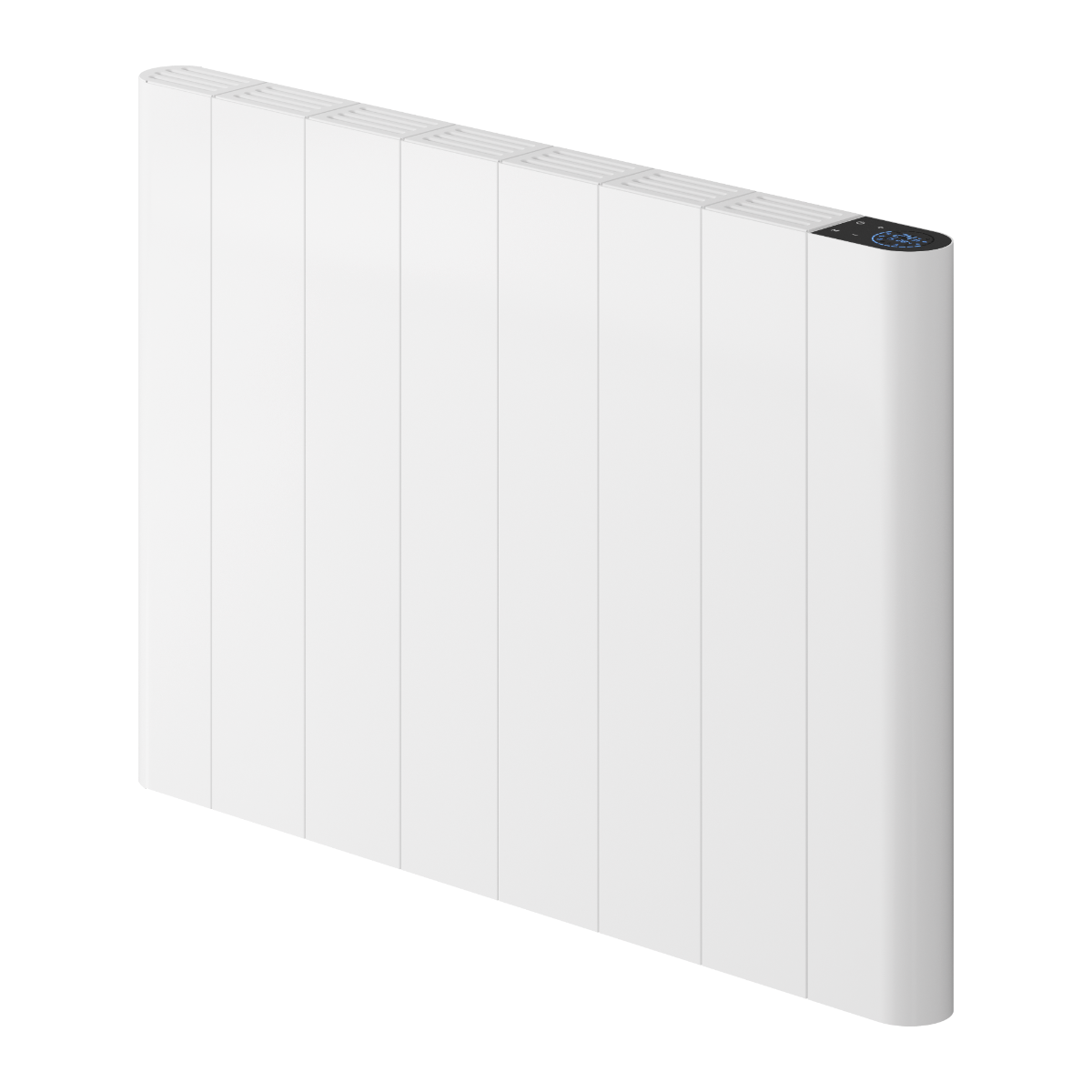 Reina Maia Horizontal Electric Aluminium Radiator in White