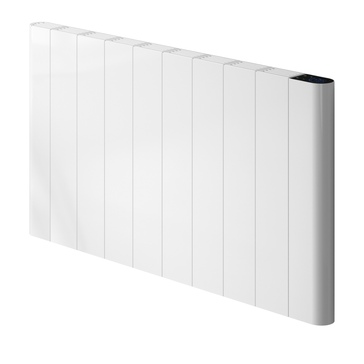 Reina Maia Horizontal Electric Aluminium Radiator in White