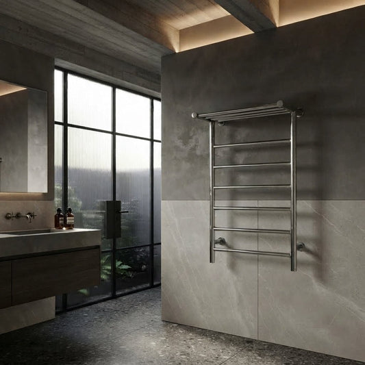 Reina Maira Designer Dry Electric Heated Towel Rail in 1190H x 500W