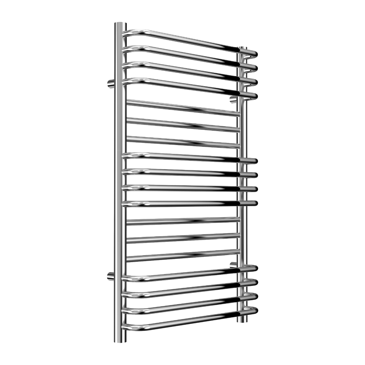 Reina Marco Steel Bathroom Towel Radiator in Chrome in 1100H x 500W