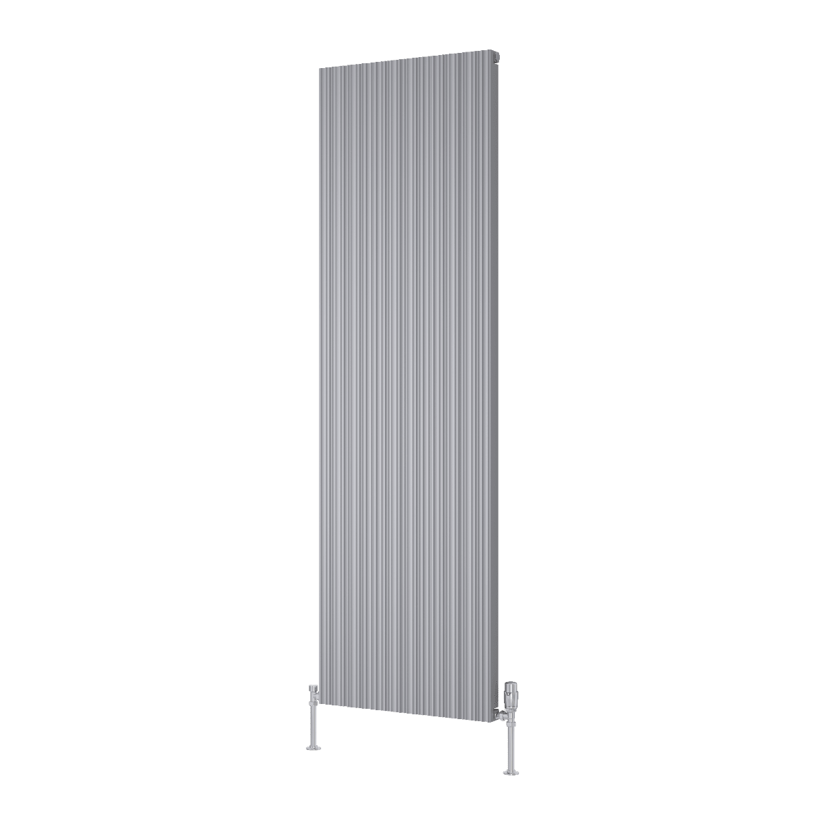 Reina Melvin Tall Contemporary Aluminium Radiator in White