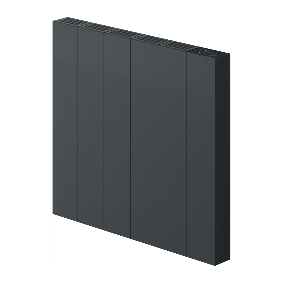 Reina Nika Horizontal Electric Radiator in Anthracite in Anthracite