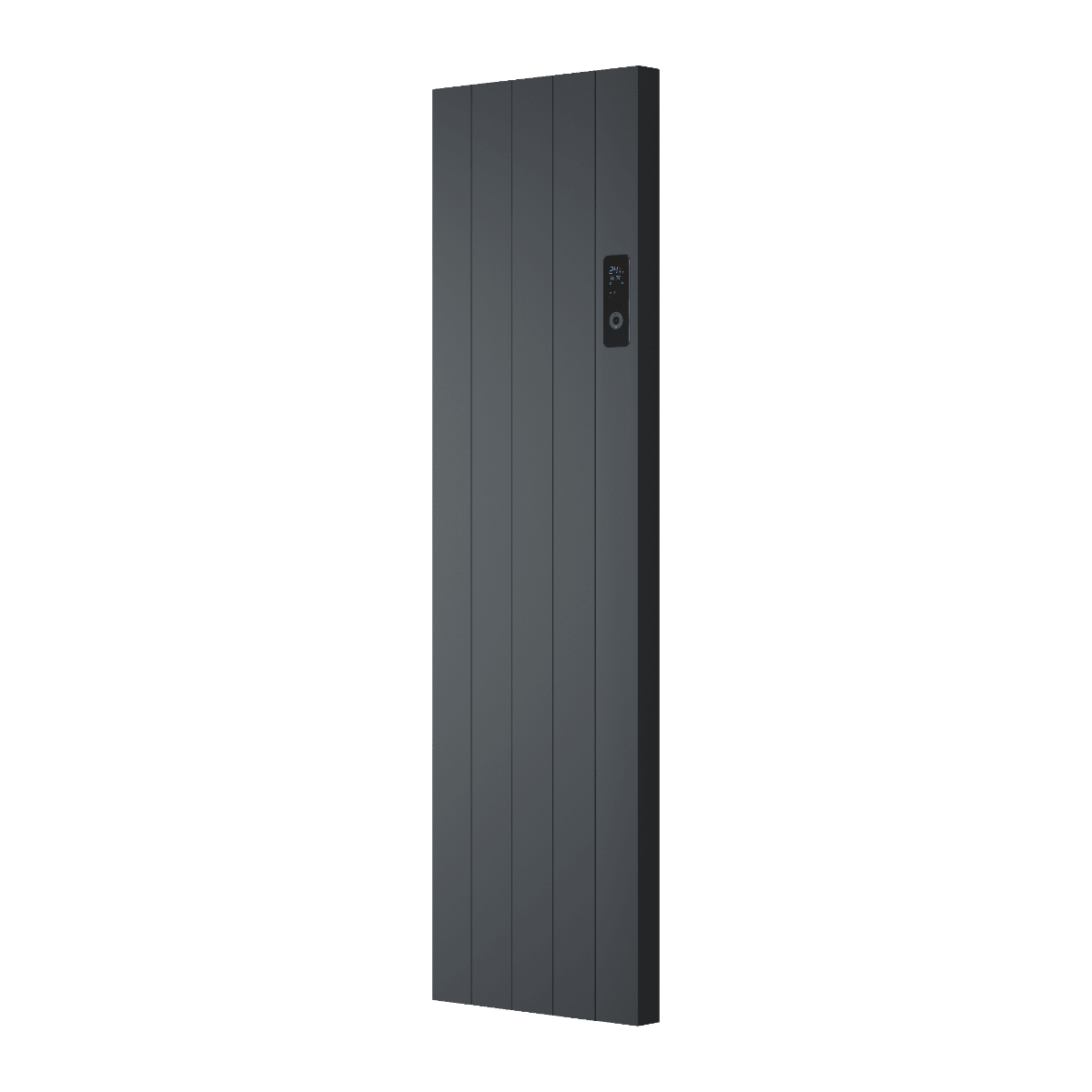Reina Nika Vertical Electric Aluminium Radiator in Anthracite in Anthracite