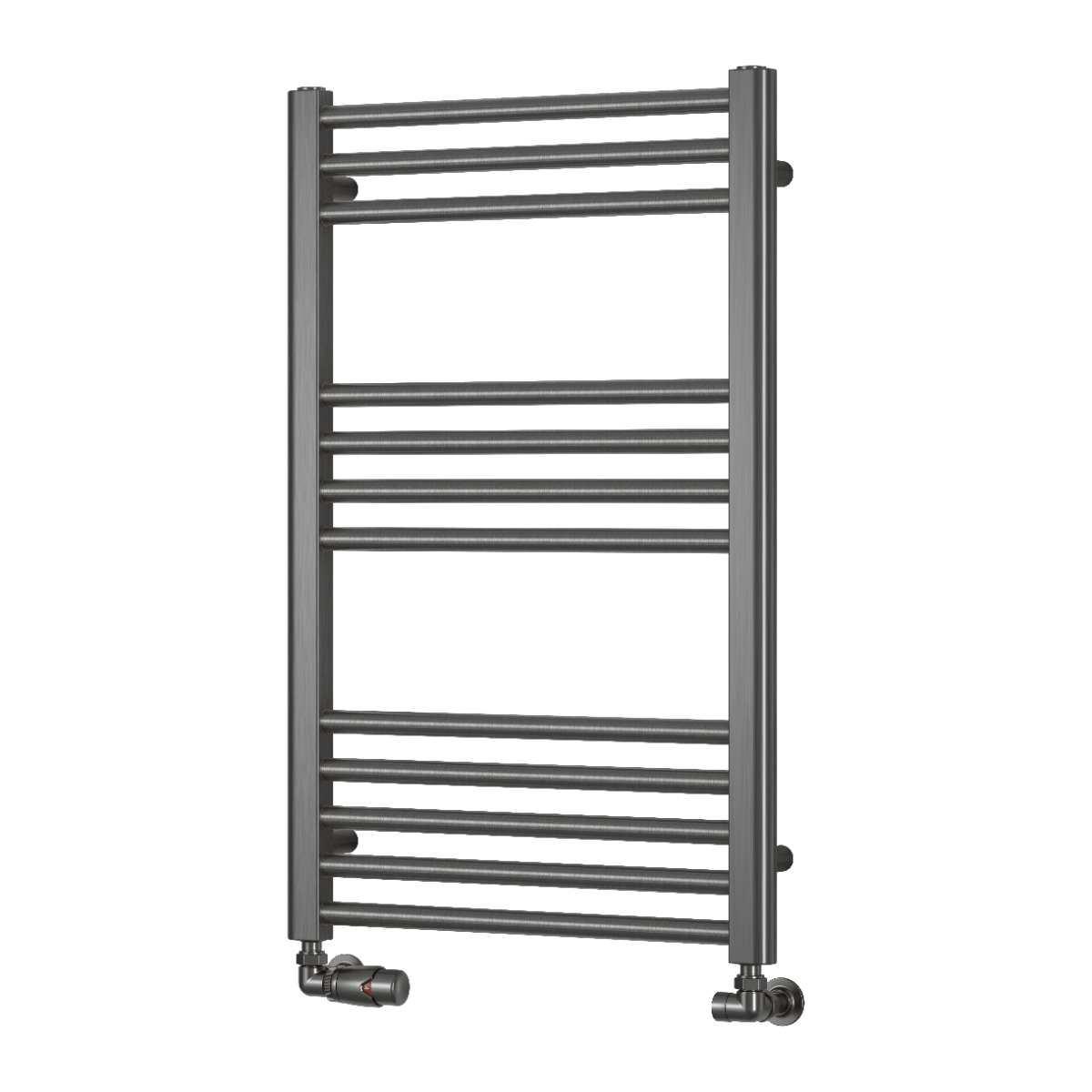 Reina Ottone Brushed Gun Metal Bathroom Radiator