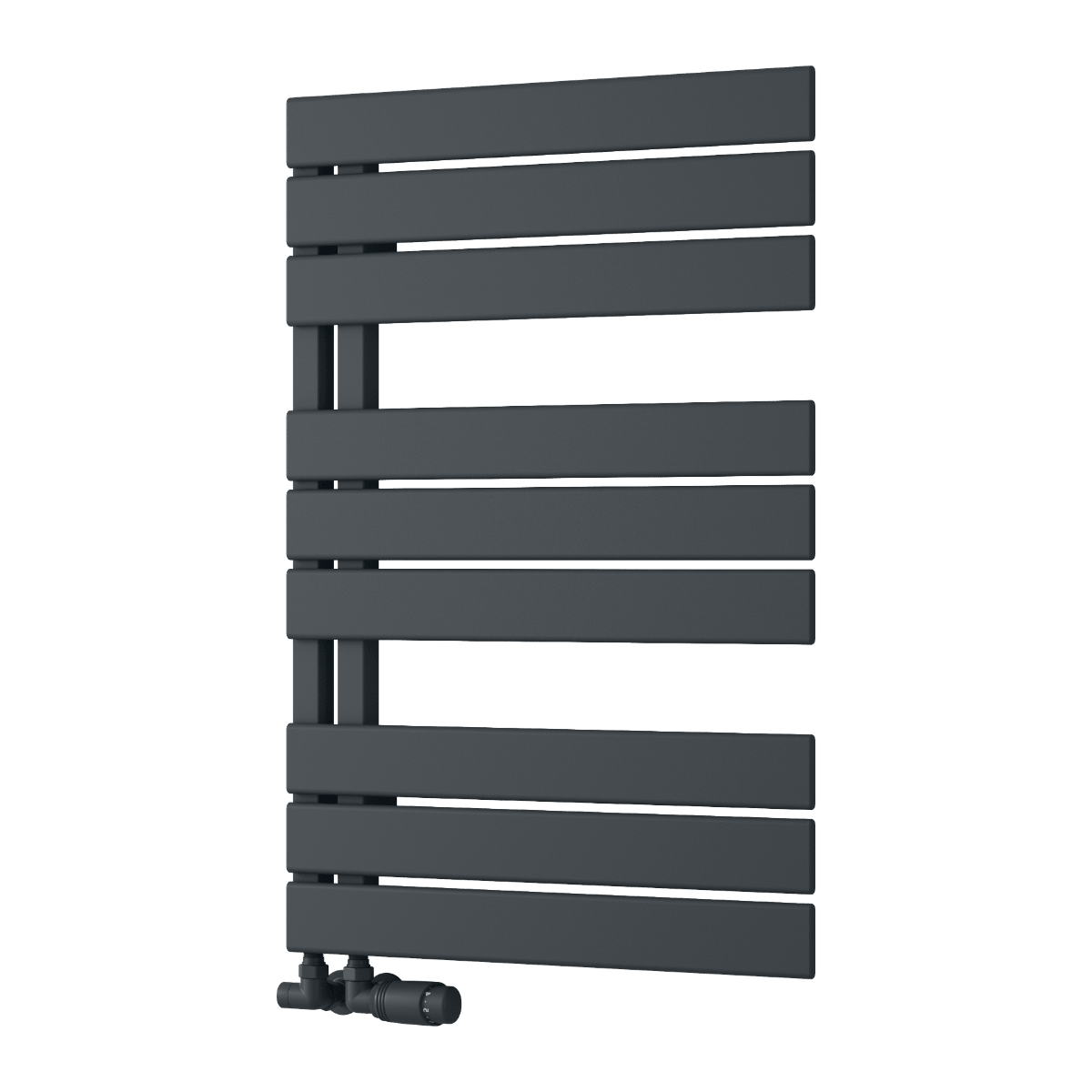 Reina Pettino Heated Steel Towel Rail in Anthracite
