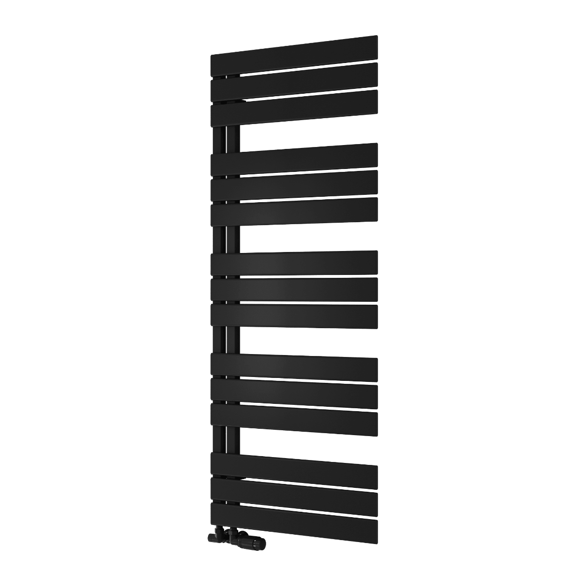 Reina Pettino Heated Steel Towel Rail in Black
