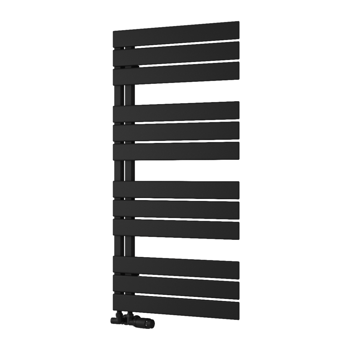 Reina Pettino Heated Steel Towel Rail in Black