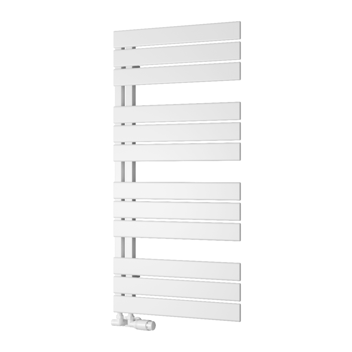 Reina Pettino Heated Steel Towel Rail in White