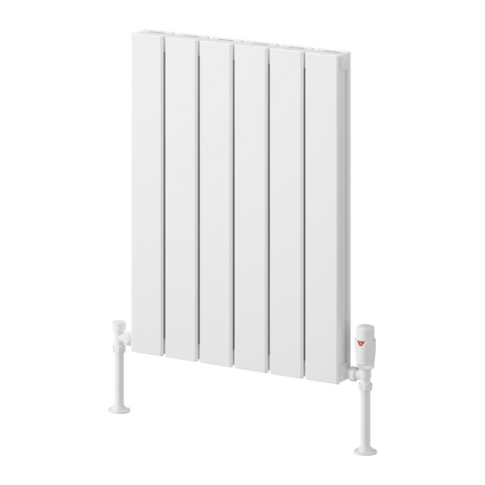 Reina Piatto Aluminium Horizontal Double Panel Radiator in 600H x 445W