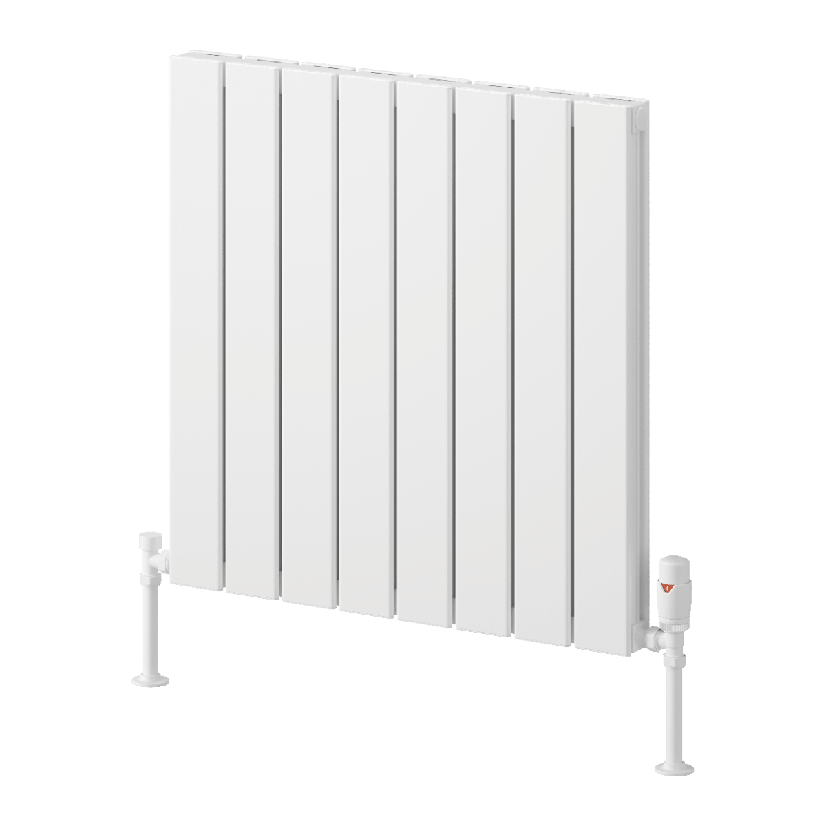 Reina Piatto Aluminium Horizontal Double Panel Radiator in 600H x 595W