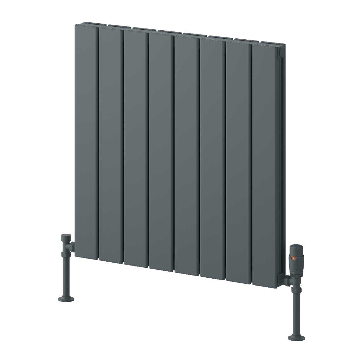 Reina Piatto Aluminium Horizontal Double Panel Radiator in 600H x 595W