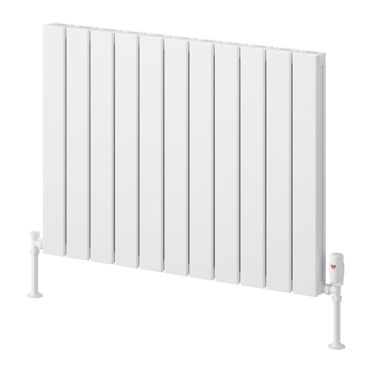 Reina Piatto Aluminium Horizontal Double Panel Radiator in 600H x 820W