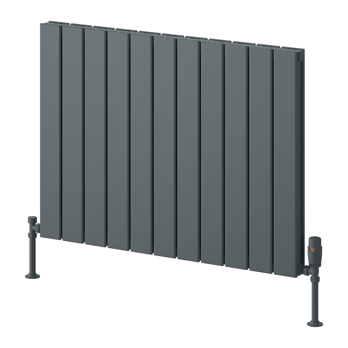 Reina Piatto Aluminium Horizontal Double Panel Radiator in 600H x 820W