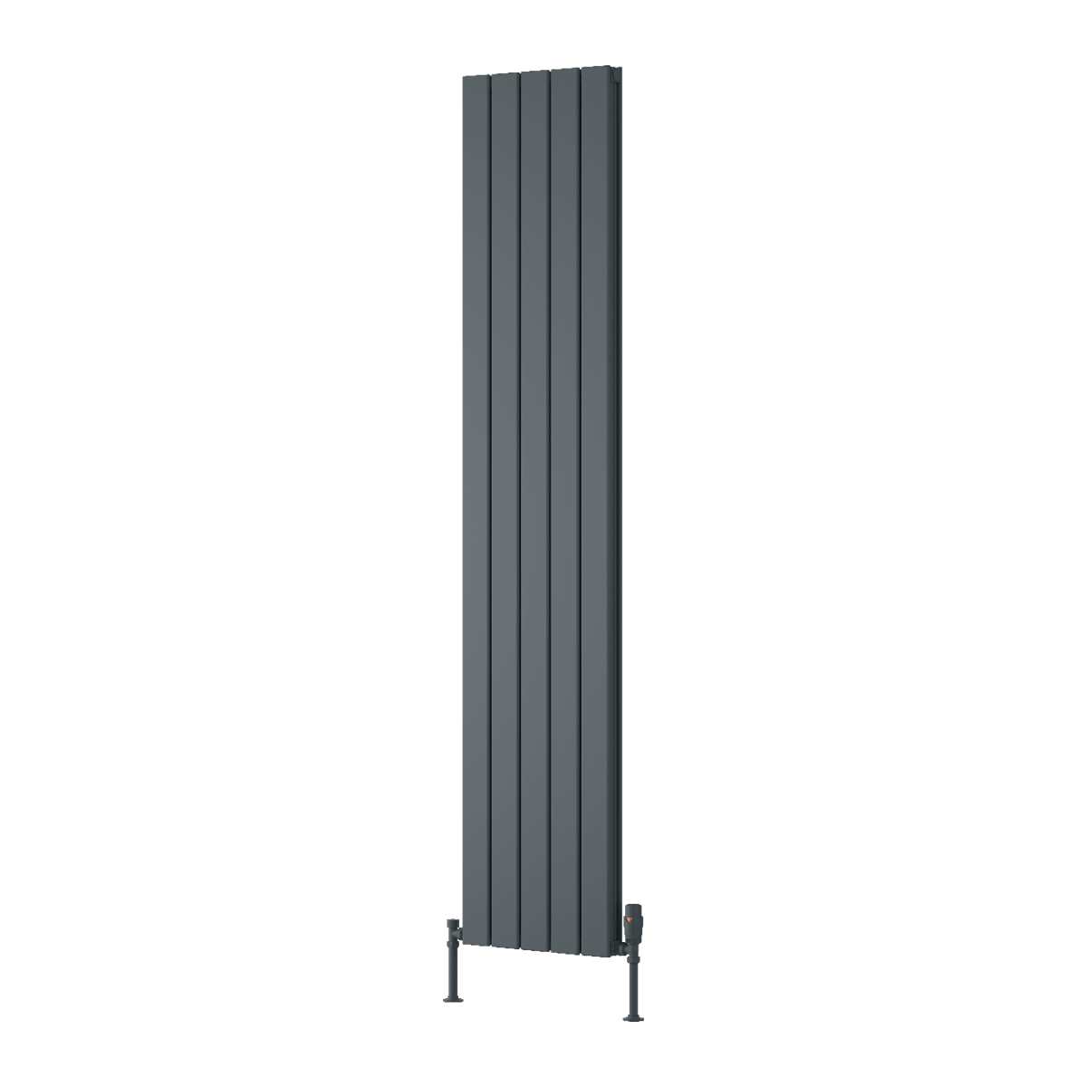 Reina Piatto Aluminium Vertical Double Panel Radiator in 1800H x 370W