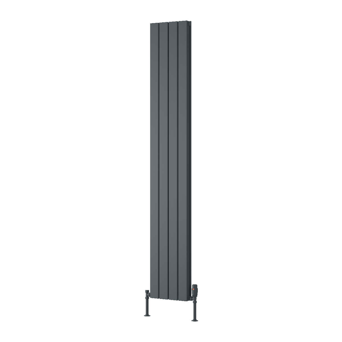 Reina Piatto Aluminium Vertical Double Panel Radiator | 2 colours, 5 sizes