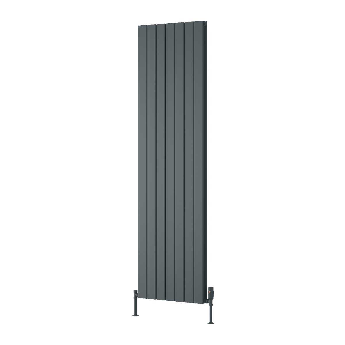 Reina Piatto Aluminium Vertical Double Panel Radiator | 2 colours, 5 sizes