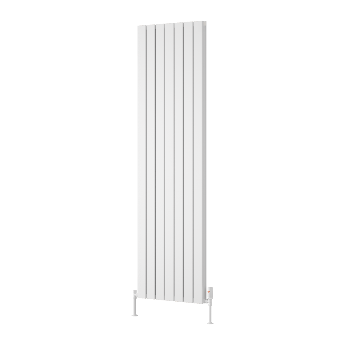 Reina Piatto Aluminium Vertical Double Panel Radiator | 2 colours, 5 sizes