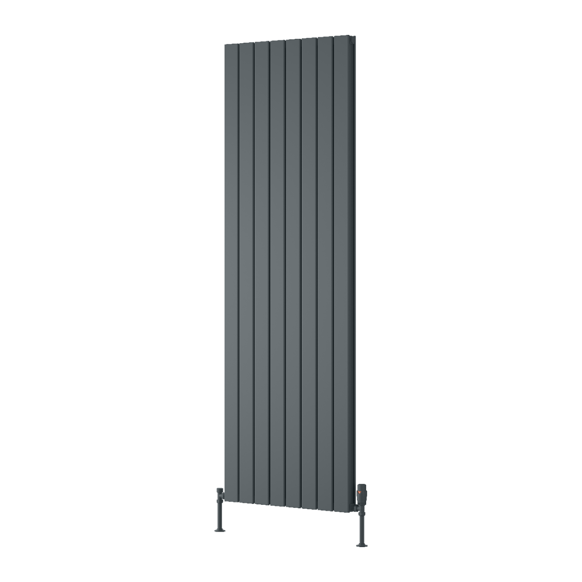 Reina Piatto Aluminium Vertical Double Panel Radiator | 2 colours, 5 sizes