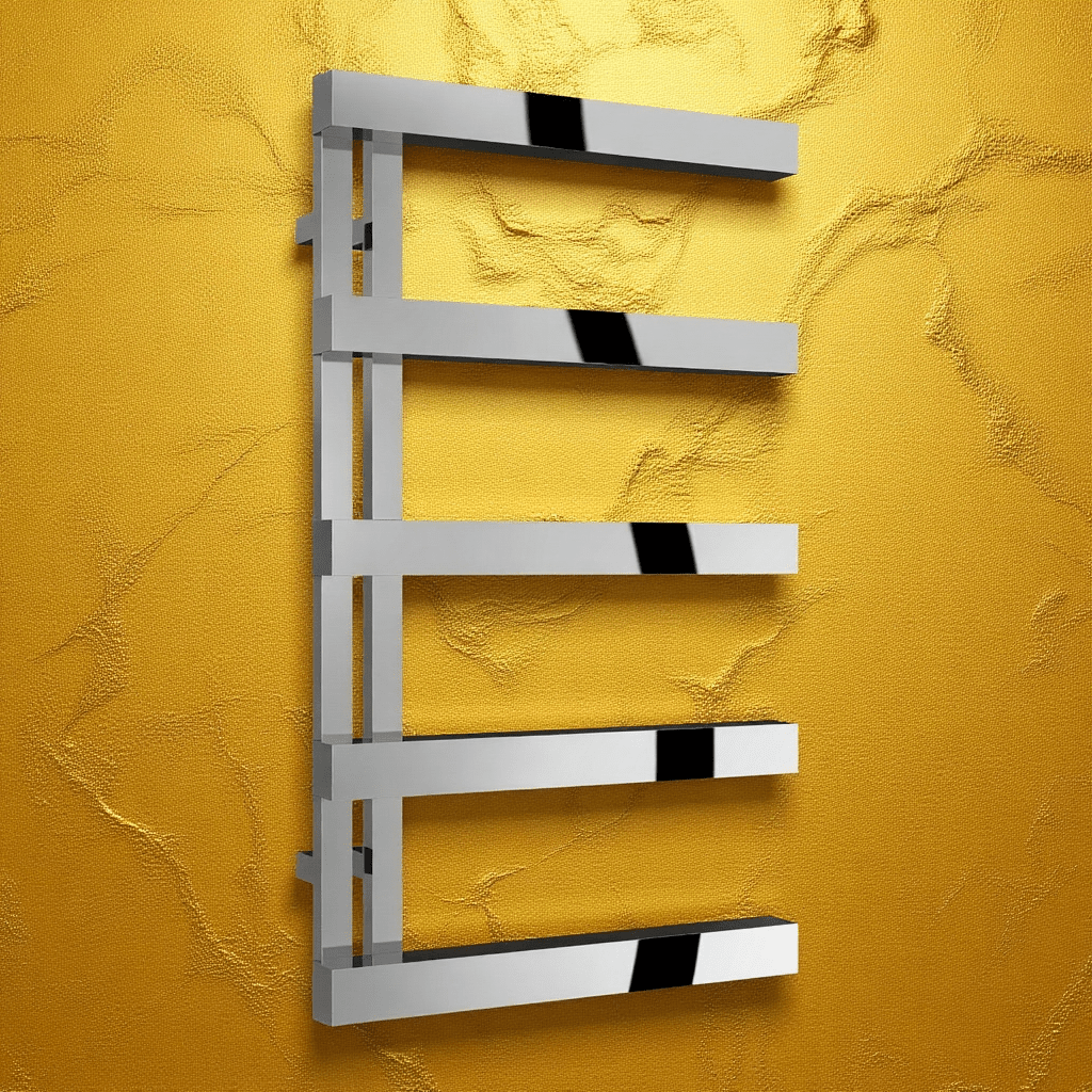Reina Piazza Polished Stainless Steel Designer Towel Radiator in 1670H x 500W