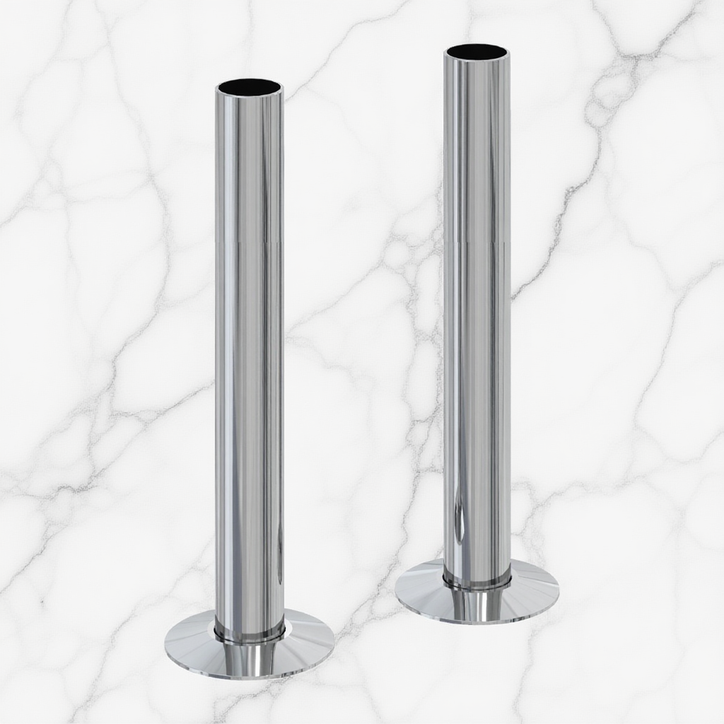 Reina 200mm Pipe Sleeve Kit in Chrome