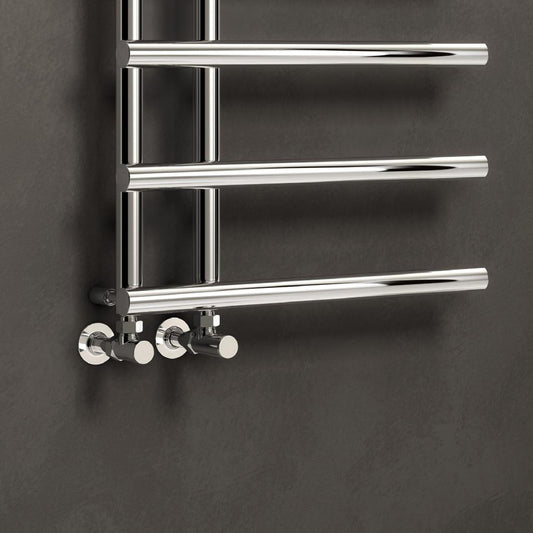 Reina Portland Angled Valves in Anthracite