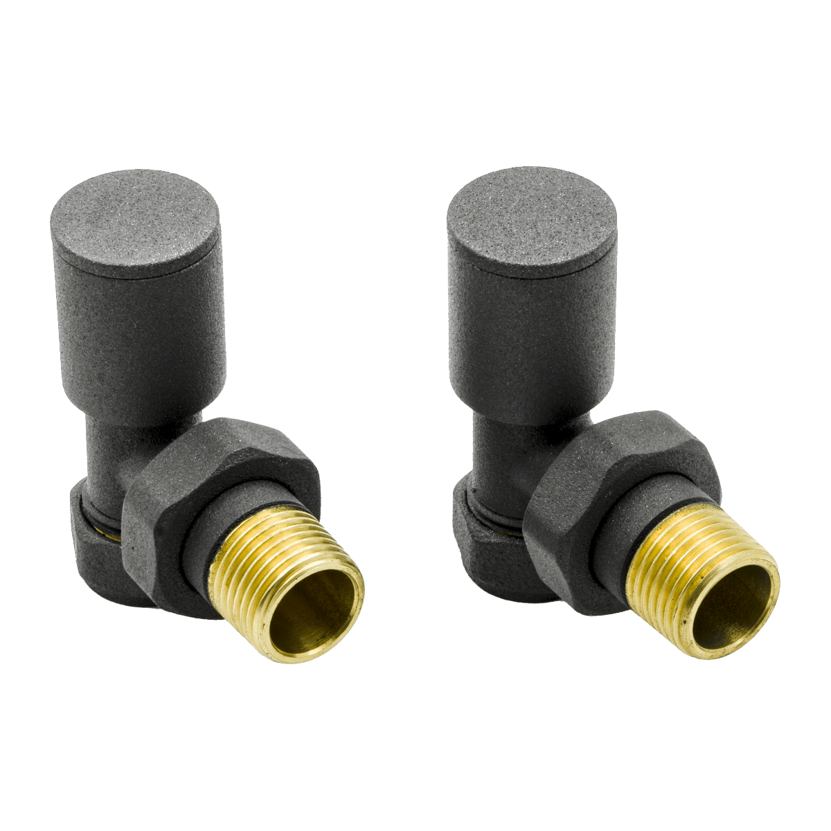 Reina Portland Angled Valves in Anthracite
