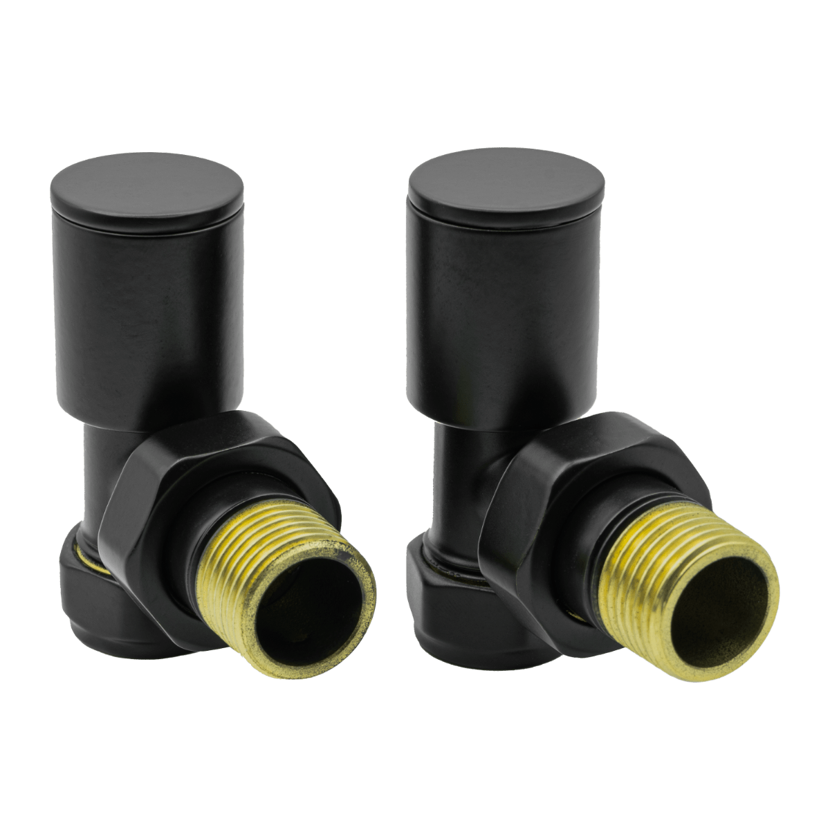 Reina Portland Angled Valves in Black