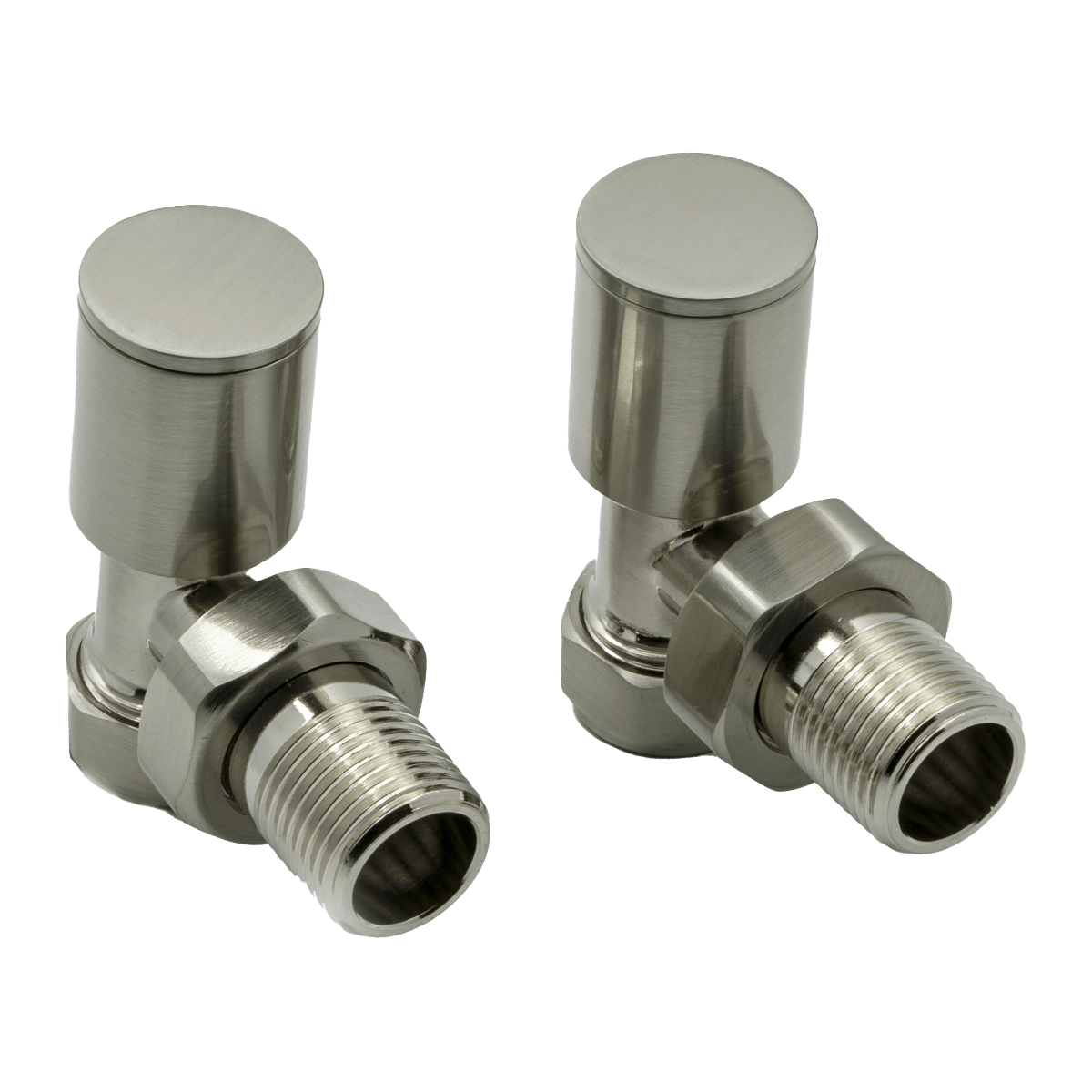 Reina Portland Angled Valves in Brushed