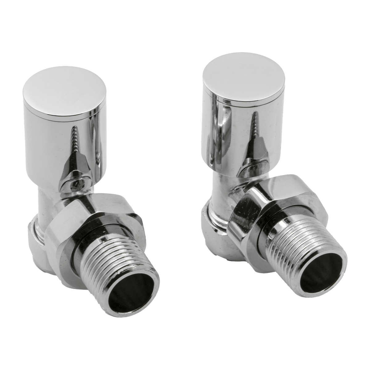 Reina Portland Angled Valves in Chrome