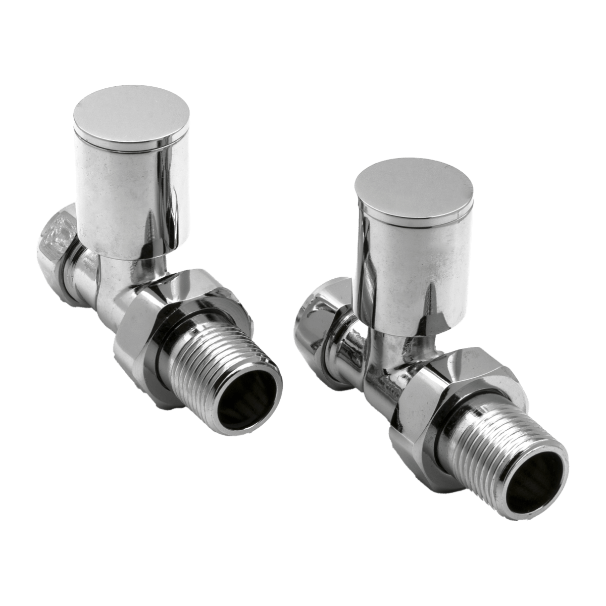 Reina Portland Straight Valves in Chrome
