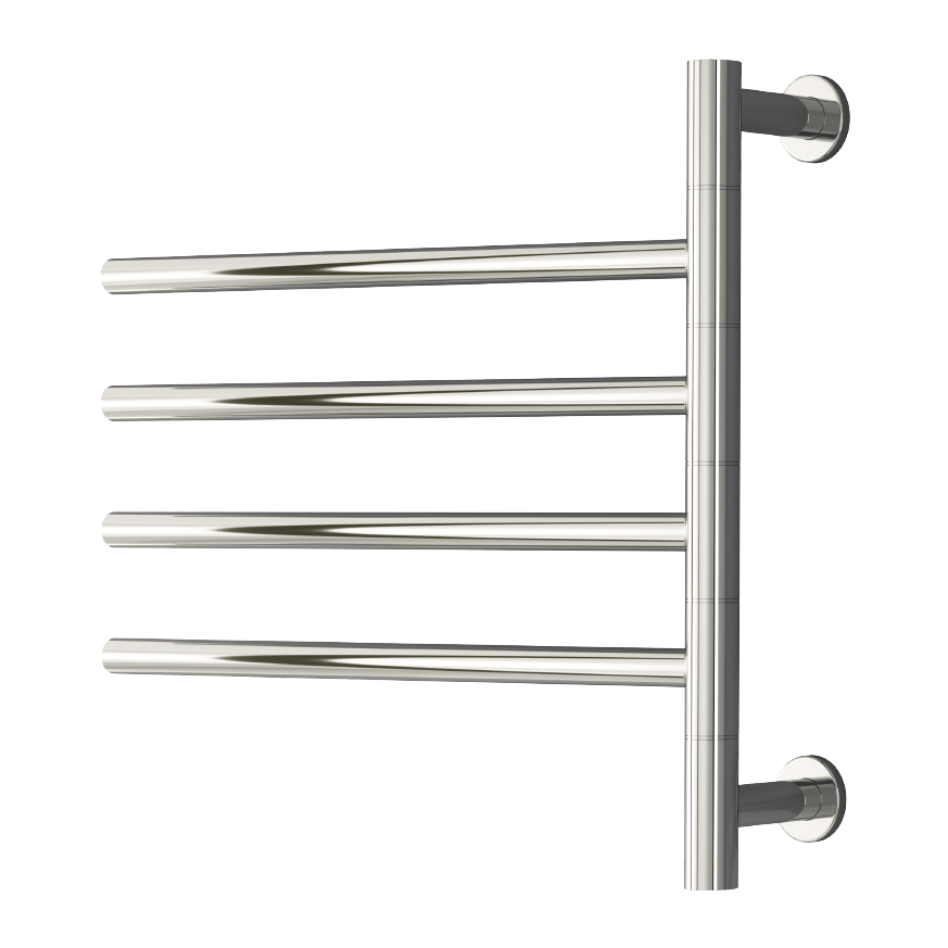 Reina Rance Dry Electric Heated Towel Rail in Polished Stainless Steel in 455H x 500W