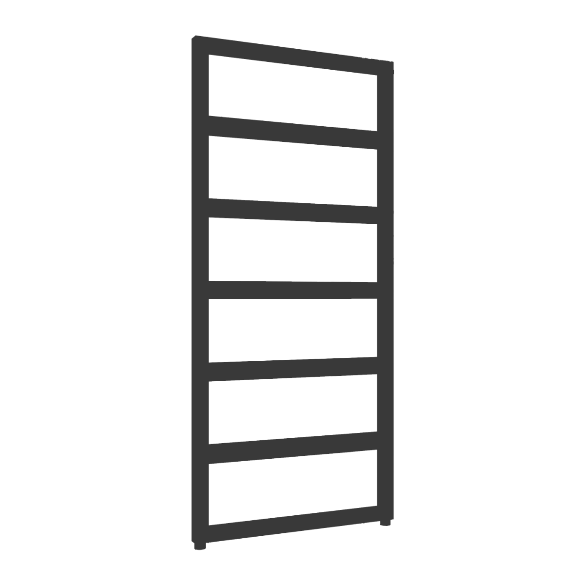 Reina Rezzo Steel Modern Wall Mounted Black Towel Radiator | 6 sizes