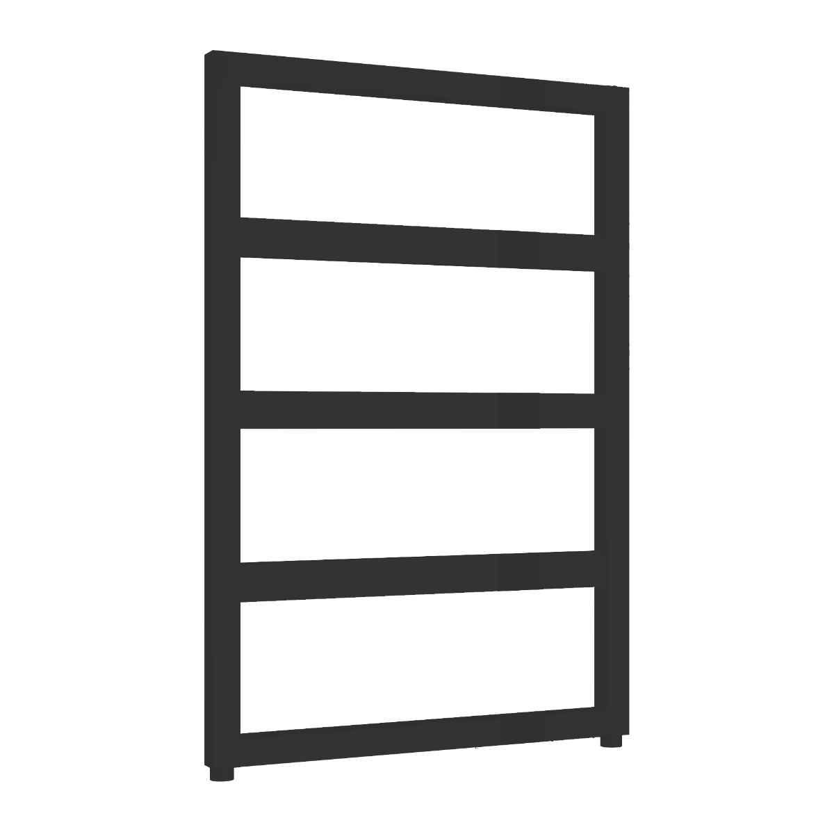 Reina Rezzo Steel Modern Wall Mounted Black Towel Radiator | 6 sizes