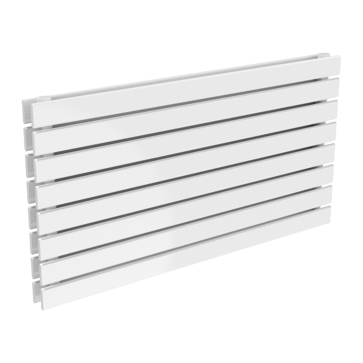 Reina Rione Double Flat Panel Steel Radiator in White | 6 sizes