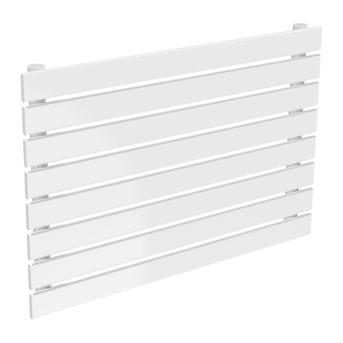 Reina Rione Single Flat Panel Radiator in White | 6 sizes