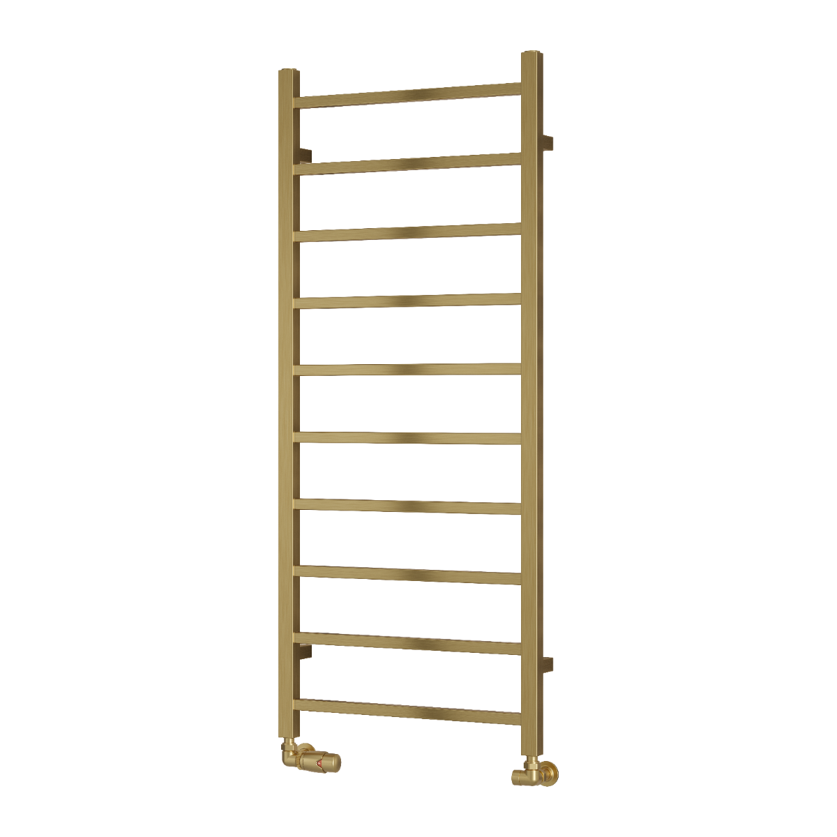 Reina Serena Square Tube Heated Steel Bathroom Towel Rail | 4 colours, 5 sizes